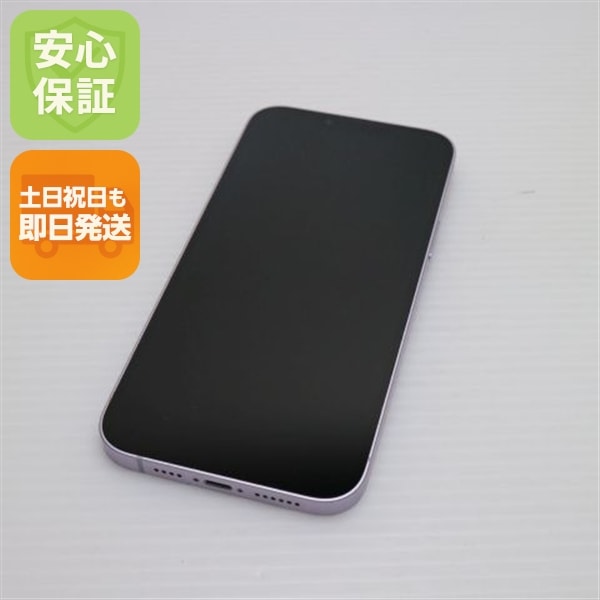 超美品 SIMフリー iPhone14 Plus 128GB パープル スマホ 中古土日祝発送OK 即日発送　　 154