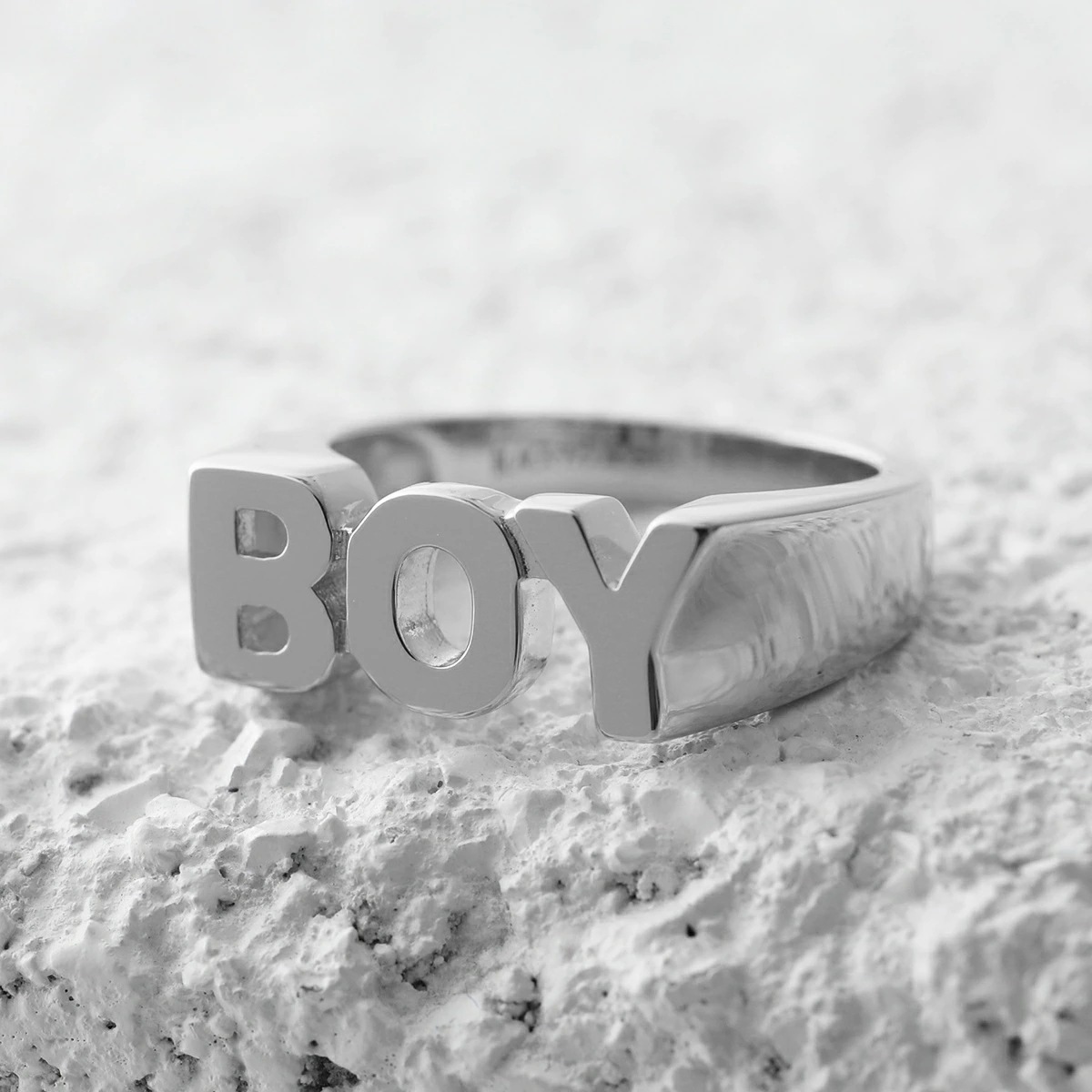 MARIA BLACK マリアブラック リング BOY Ring ボーイ 500460AG レディース メンズ シルバー925 指輪 レタリング アクセサリー Silver-HP