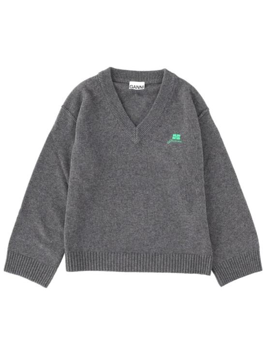 GANNI Women Knitwear K2589 220 Grey