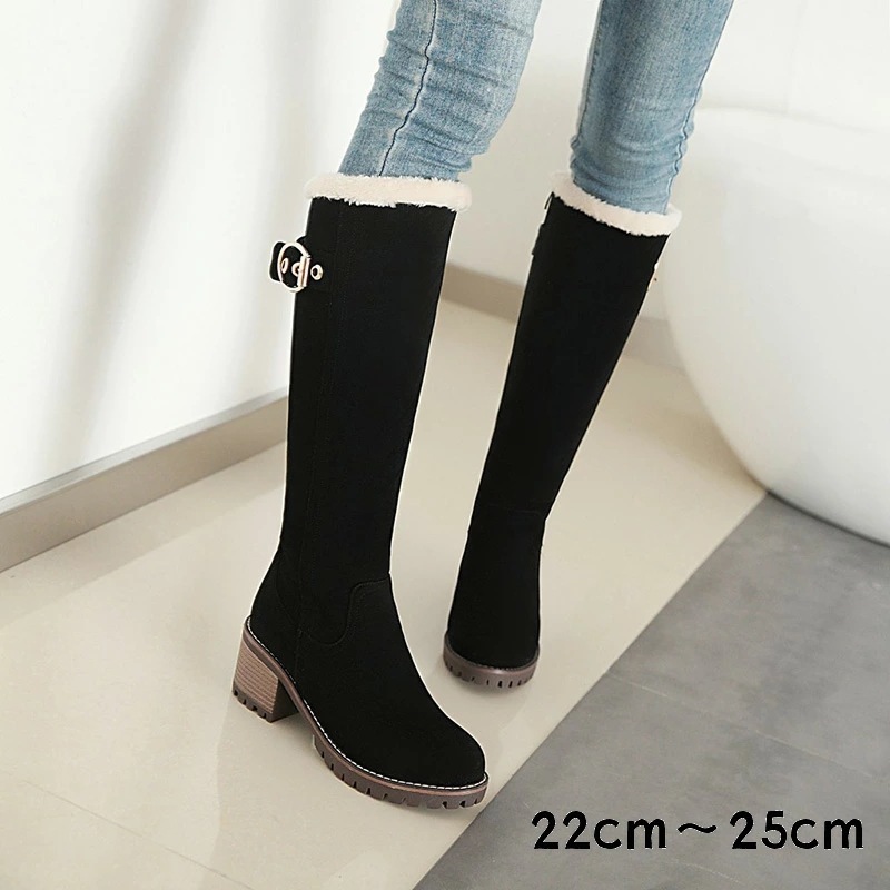 ムートンブーツ ロング スノーブーツ レディース 大きいサイズ ロングブーツ おしゃれ 小さいサイズ ベーシック シューズ 暖か 防滑 歩きやすい 防寒 ぺたんこ靴 痛くない 大きいサイズ 通学 通勤