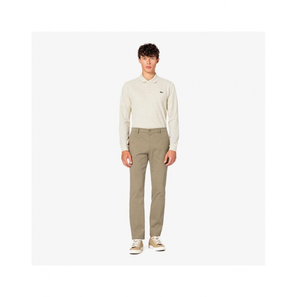 ラコステメンズボーンティッシュテーパードチノパンツ HH530E-55N 02S