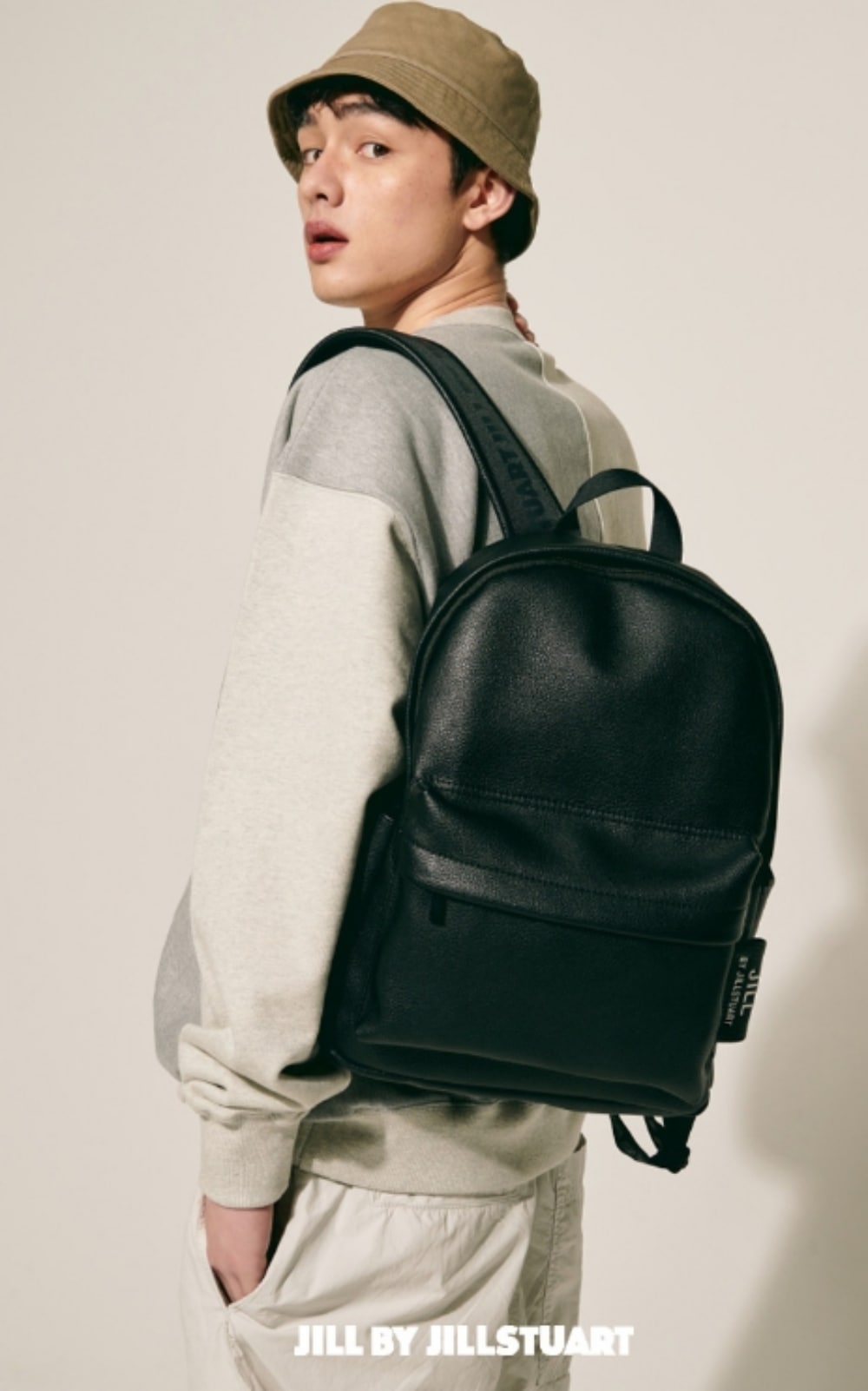 ロゴ ストラップ バックパック/ユニセックス/JLBA5E711BK