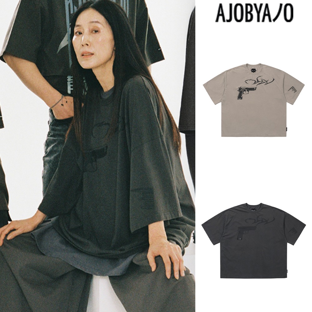 【AJO AJOBYAJO】 [PBA] Gun Shot T-Shirt