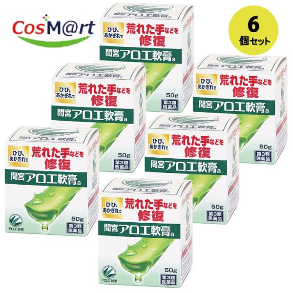 【6個セット】 【第3類医薬品】 【小林製薬株式会社】間宮アロエ軟膏　５０ｇ(4987072073179-6)
