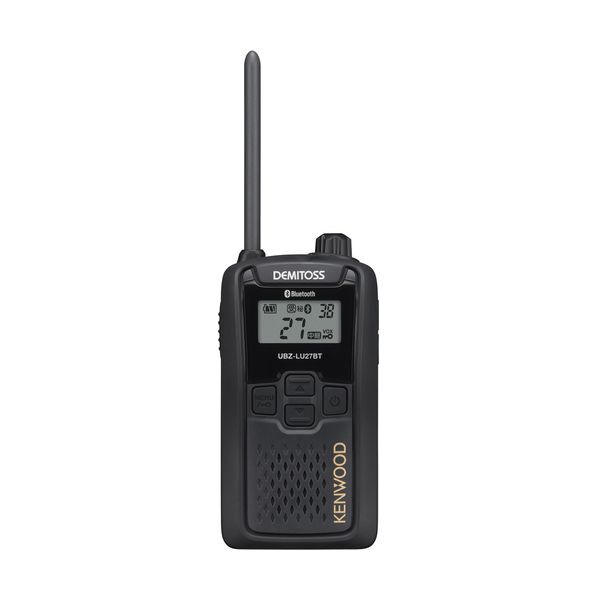 UBZLU27BT ブラック DEMITOSS Bluetoothマイク対応特定小電力トランシーバー (交互・中継対応) メーカー直送