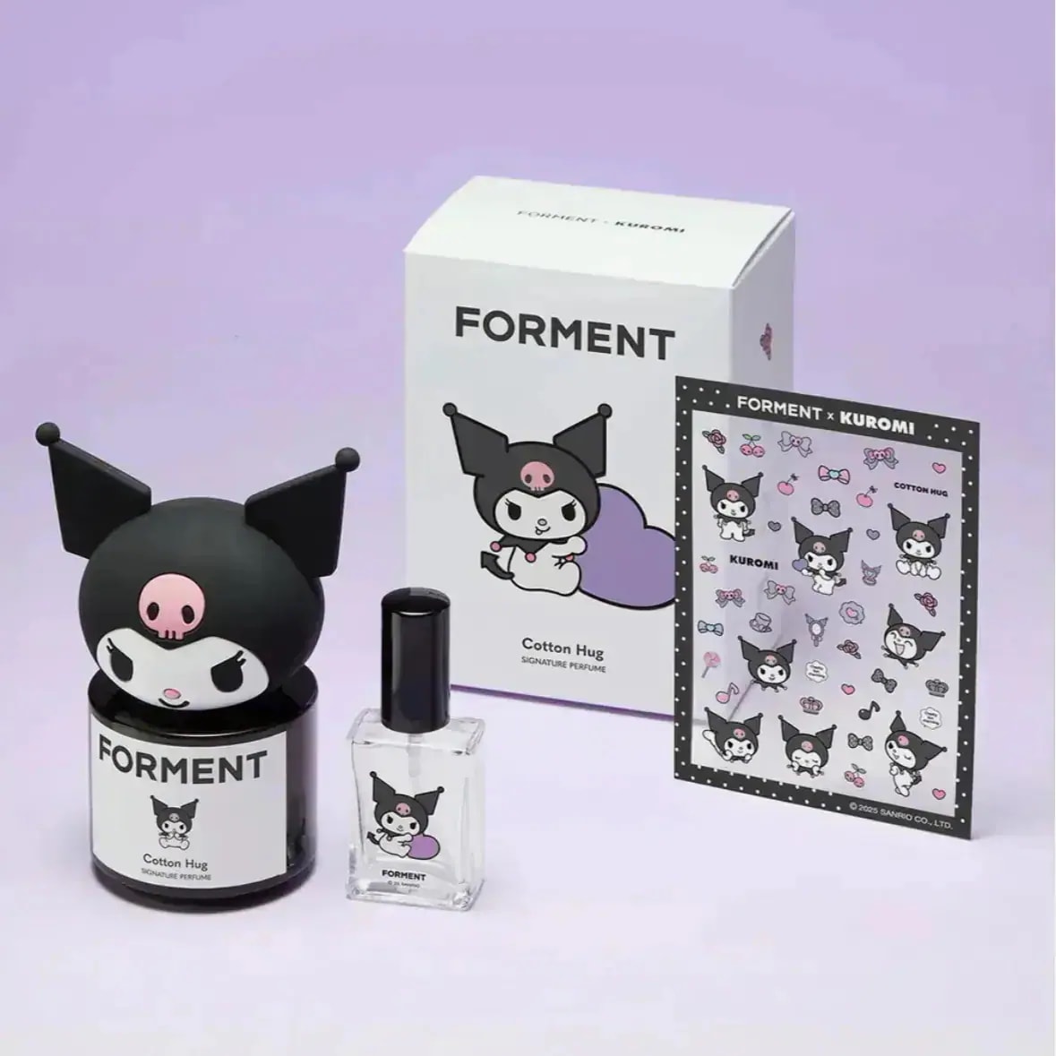 新品　韓国限定 FORMENT クロミ KUROMIコットンハグ　50ml Qoo10] FORMENT [SPECIAL GIFT/ヘアパフュー : 香水