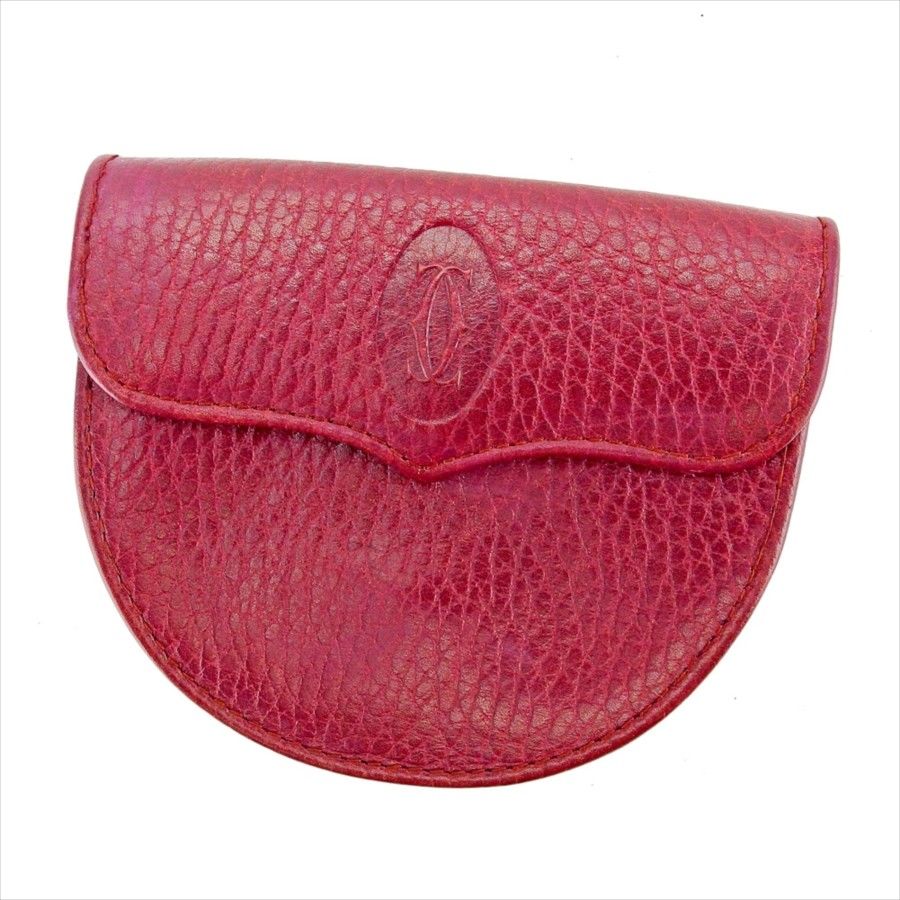 コインケース 小銭入れ マストライン ボルドー 中古