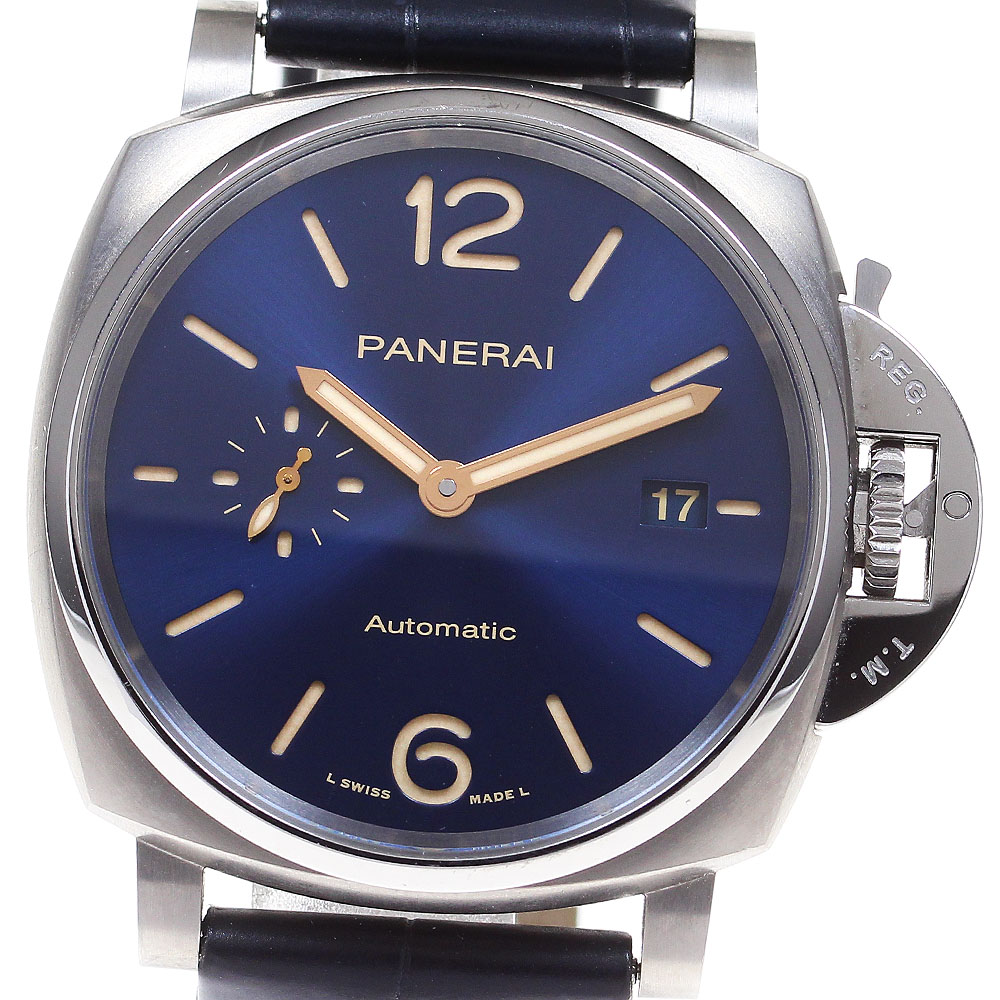 パネライ PANERAI PAM00927 ルミノール ドゥエ デイト 自動巻き メンズ 箱・保証書付き_842753【中古】