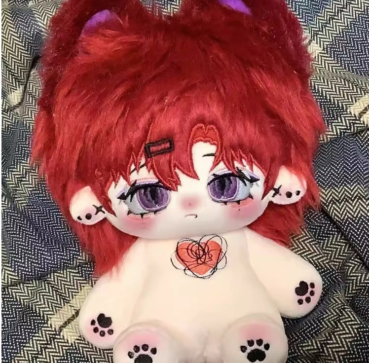 20cm 無属性ぬいぐるみ　コットン ドール　棉花娃娃 本体　人形　スケルトン有 出生証明書付