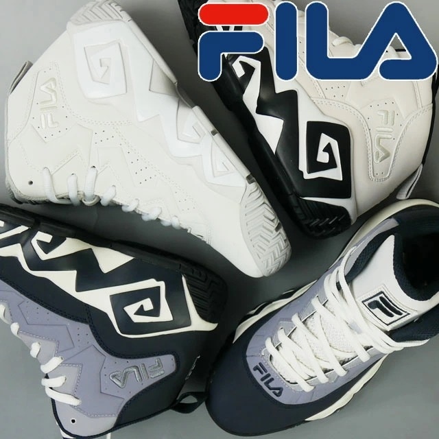 フィラ FILA メンズ レディース 厚底 スニーカー MB バスケットボールシューズ バッシュ ハイカット ミッドカット ダッドシューズ ダッドスニーカー 復刻 USS23007 カジュアルシューズ