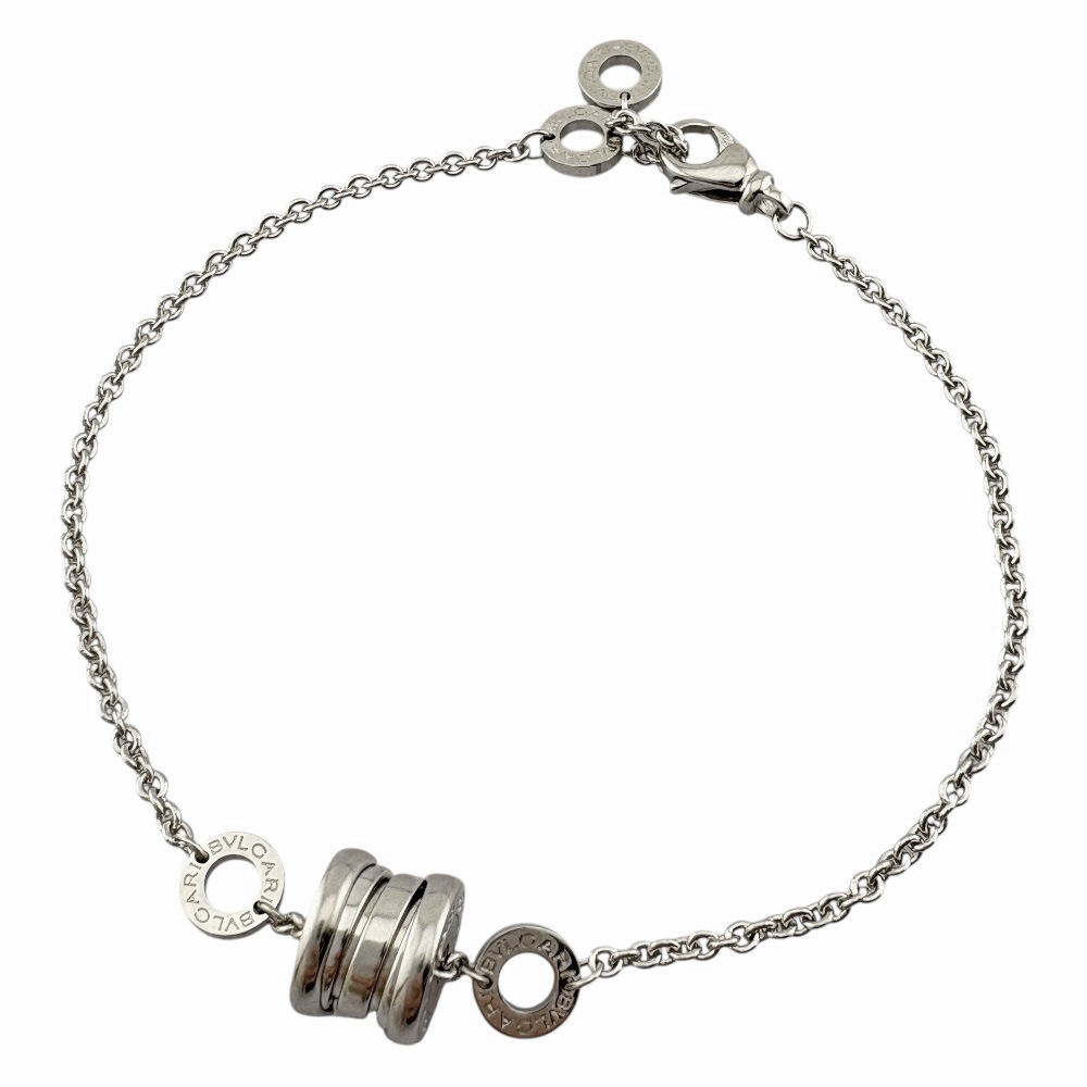 ブルガリ B-zero.1 エレメント ブレスレット 18金 K18ホワイトゴールド BVLGARI 中古 美品