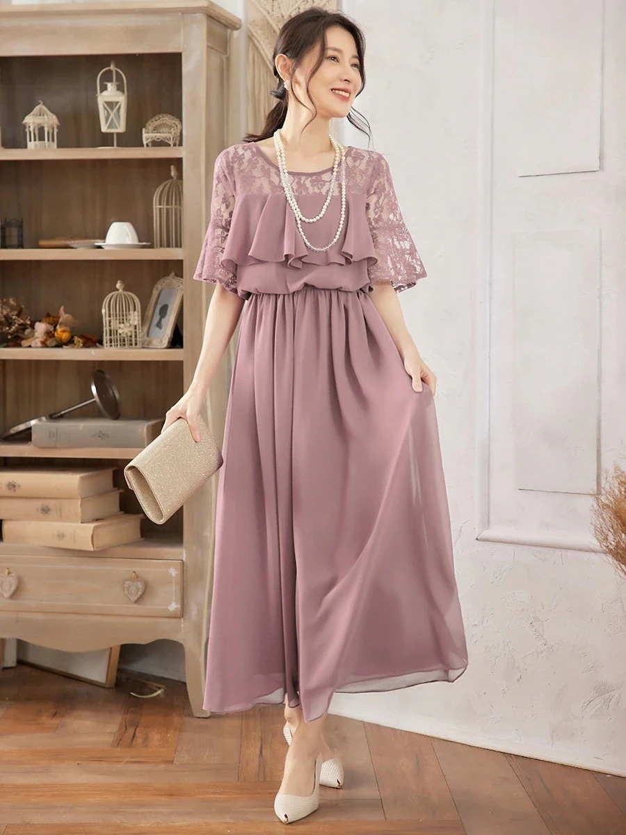 【急速出荷!】25新作 気質 シンプル ワンピース 着痩せ ロングワンピース シャツワンピース 大きめサイズ 通勤 感