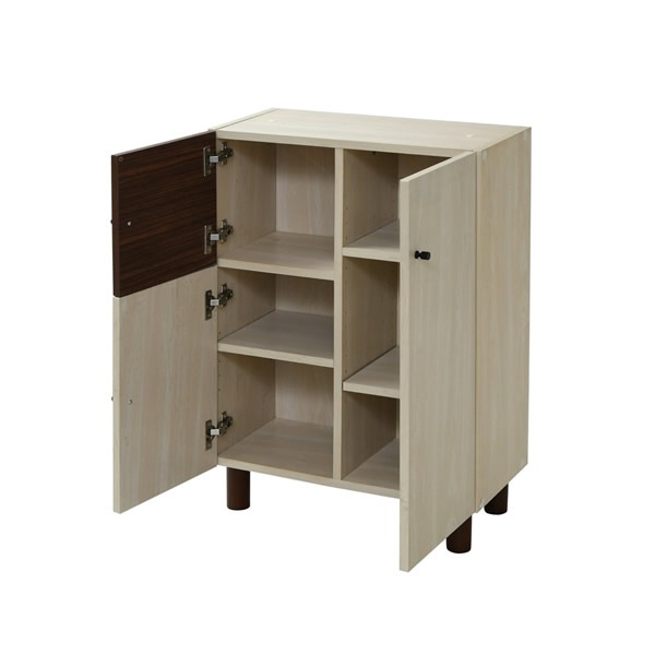 JKプラン キャビネット ラック FMB-0003-NADB ナチュラルダークブラウン