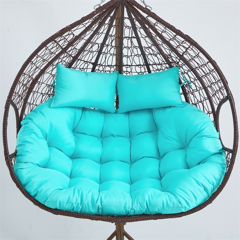 防水性と太陽の吊り下げ式バスケットダブルシート単一鳥の巣スイングクッション 単一の真空パッケージが必要な場合（ Standard）追加