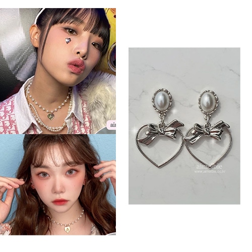 [ビリーツキ 着用] ベビーエンジェルボールドパールチョーカー(Gold ver) 韓国人気ブランド 韓国人気ファッション 人気ジュエリー