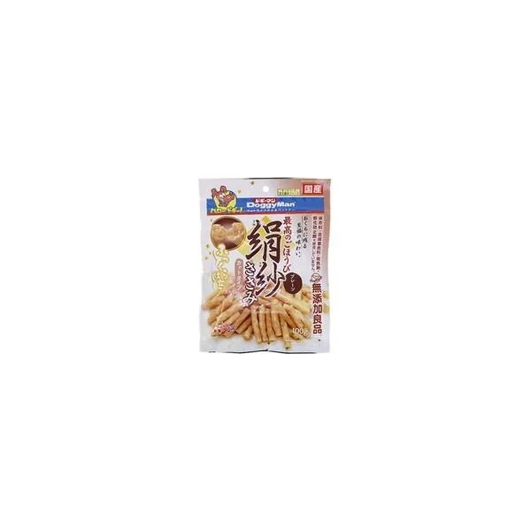 【1ケース】【お取り寄せ対象品】ドギーマン 絹紗 カットタイプ プレーン(100g)[ドギーマン(Doggy Man)] *48個