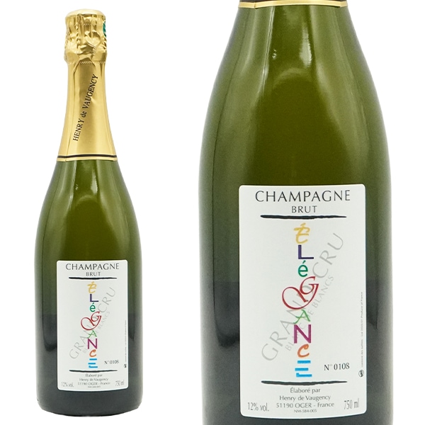 アンリ ド ヴォージャンシー シャンパーニュ グラン クリュ 特級 キュヴェ エレガンス ブラン ド ブランChampagne Henry de Vaugency Brut Elegance
