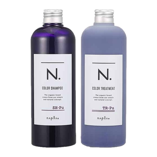 ナプラ エヌドット カラー Pu(パープル) シャンプー＋トリートメントセット 320ml+300g