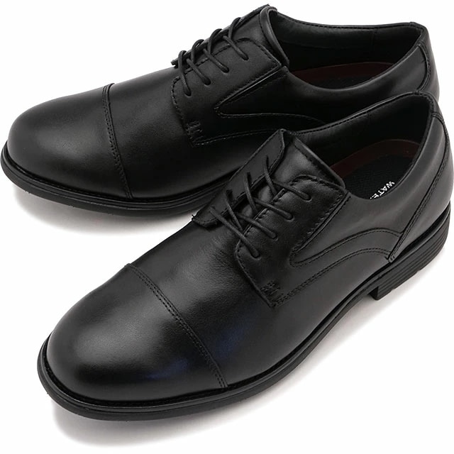 ロックポート ROCKPORT メンズ キャップトゥ ドレスレザー [ML0034] Cap toe 靴 ビジネスシューズ カジュアル 防水 軽量 Black 正規取扱店