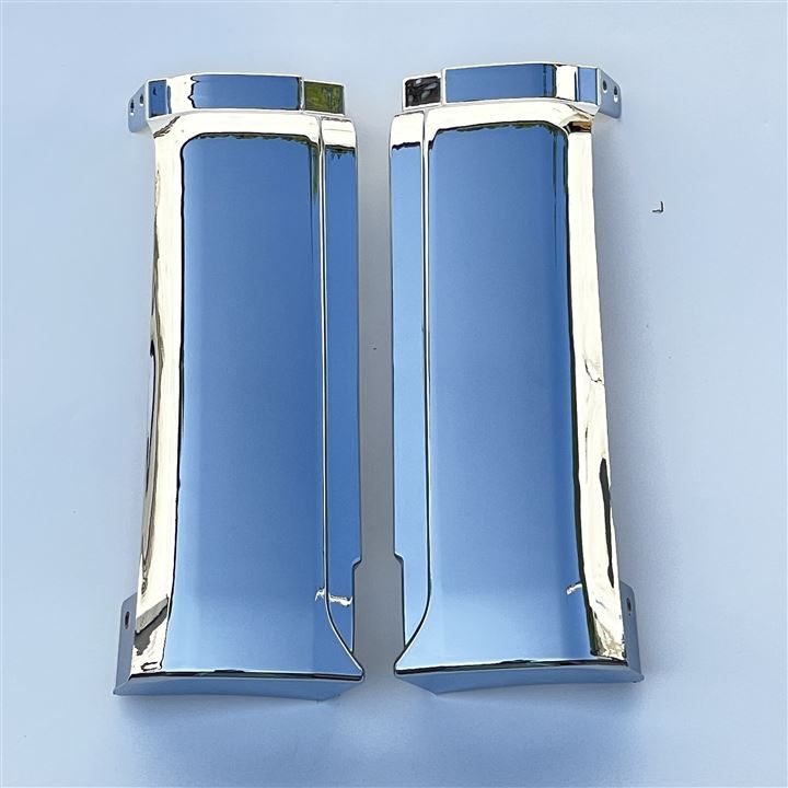 日野 17プロフィア メッキ サイド ステップ スカート 左右セット ロータイプ H12.5cm( ステップ スカート ロータイプ)