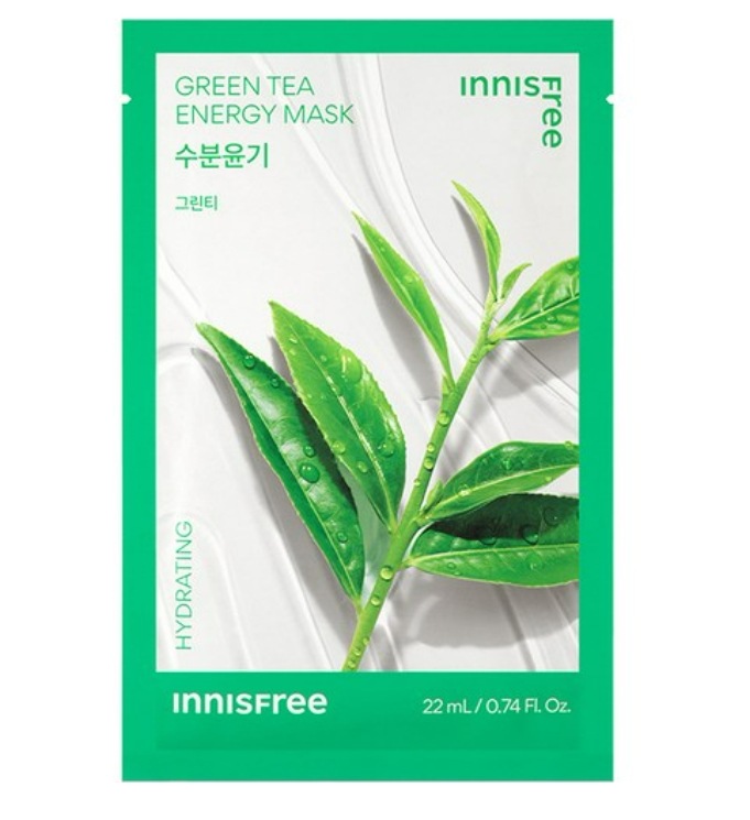 [ New グリーンティーエナジーマスク 22ml 1個入り 20個]韓国フェイスマスク グリーンティーマスク シートマスク保湿 韓国人気商品 肌ケアマスク 鎮静マスク 保湿スキンケア エナジーマスク