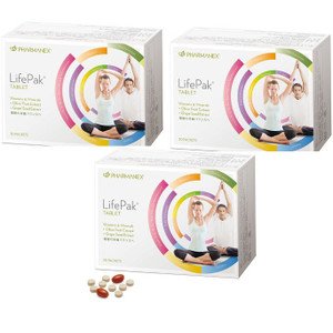 ３個セット ニュースキン ライフパック タブレット ３０パック（１５日分） ×３