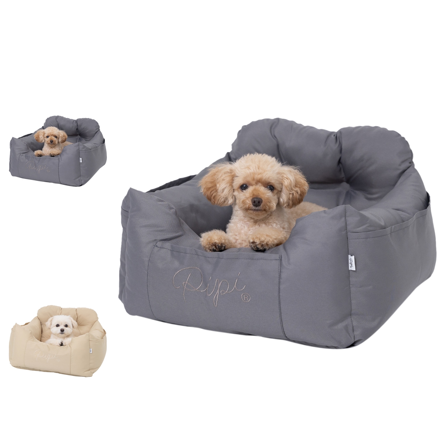 ドライブベッド キャリー 犬用 座席シート ペットボックス 2匹 安全 ペット用 小型犬 お出掛け PP243-121