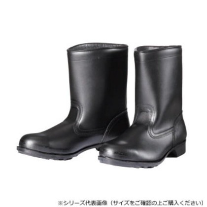 ドンケル 耐薬品耐油用安全靴 鋼製先芯ゴム底 半長靴 ウレタン加工 23.5cm 906