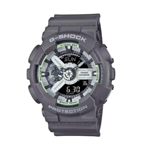 GA-110HD-8AJF 腕時計 メンズ グレー クオーツ アナログ 国内正規品
