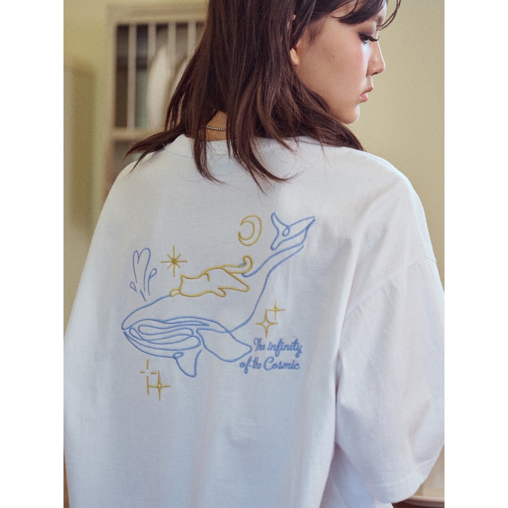CPGN インフィニティエンブロイダリーショートスリーブ T シャツホワイト