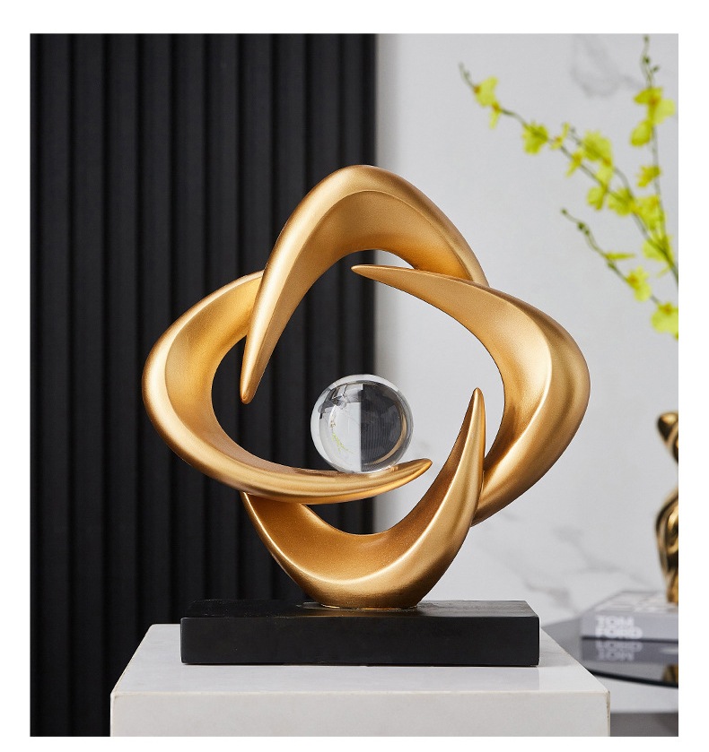 インテリア オブジェ 富を もたらす 幸運の 装飾品 ライト 高級 ワイン キャビネット テレビ オフィス