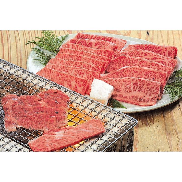 （グルメギフト）滋賀近江 松喜屋 近江牛 あみ焼き用 ロース/モモ600g