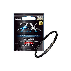 Kenko レンズフィルター ZX プロテクター 82mm レンズ保護用 撥水撥油コーティング フローティングフレームシステム 日本製 232873