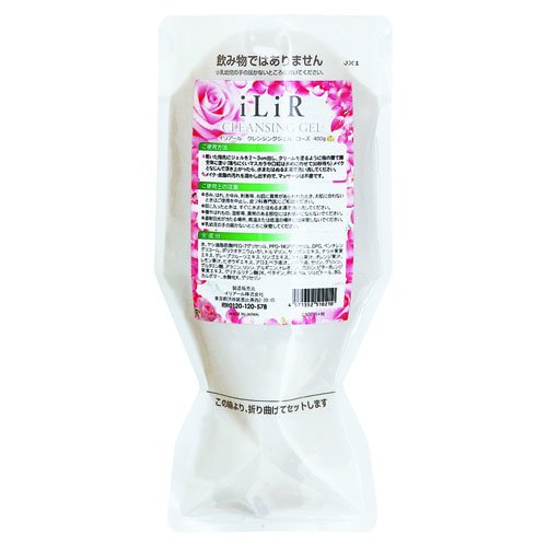 iLiR(イリアール)クレンジングジェルローズ 詰替用パウチ 400g