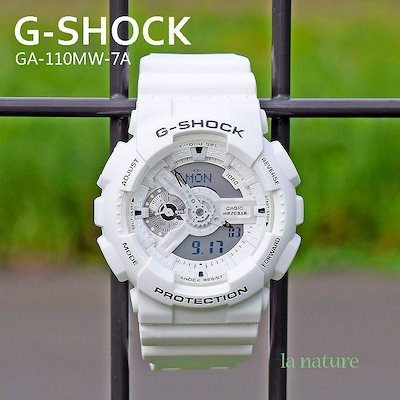 Qoo10] カシオ G-SHOCK マリンホワイト GA-1