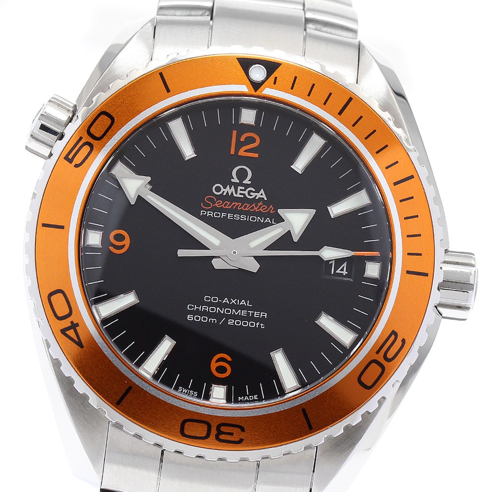 オメガ OMEGA 232.30.46.21.01.002 シーマスター プラネットオーシャン 600M コーアクシャル 自動巻き メンズ 良品 保証書付き_888220【中古】