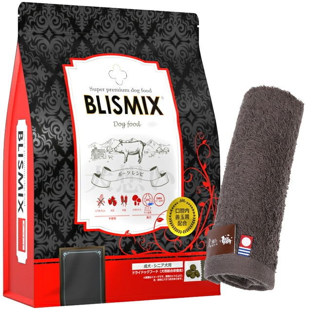 ブリスミックス ポーク 小粒 3kg【犬想いオリジナル今治ハンドタオルプレゼント】【タオルカラー モカ】【正規品】