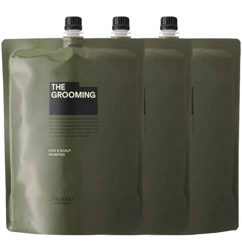 資生堂 ザ・グルーミング シャンプー 1800mL ×3個 セット 詰め替え レフィル メンズ シャンプー