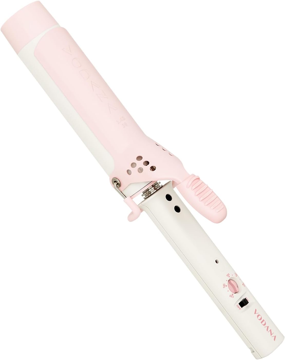 VODANA Gwave カーリングアイロン [日本製プラグ] ウエストを細くするカール女神ヘア韓国風ミニマム (ストロベリークリーム40mm)