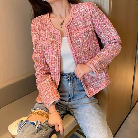 ツィード ジャケット かわいい 大人可愛い きれいめ シンプル カジュアル 大人 上品 おしゃれ お洒落 かっこいい レトロ 大人女子 こなれ感 ラフ ラブリー キュート ガーリー ルーズ 個性的