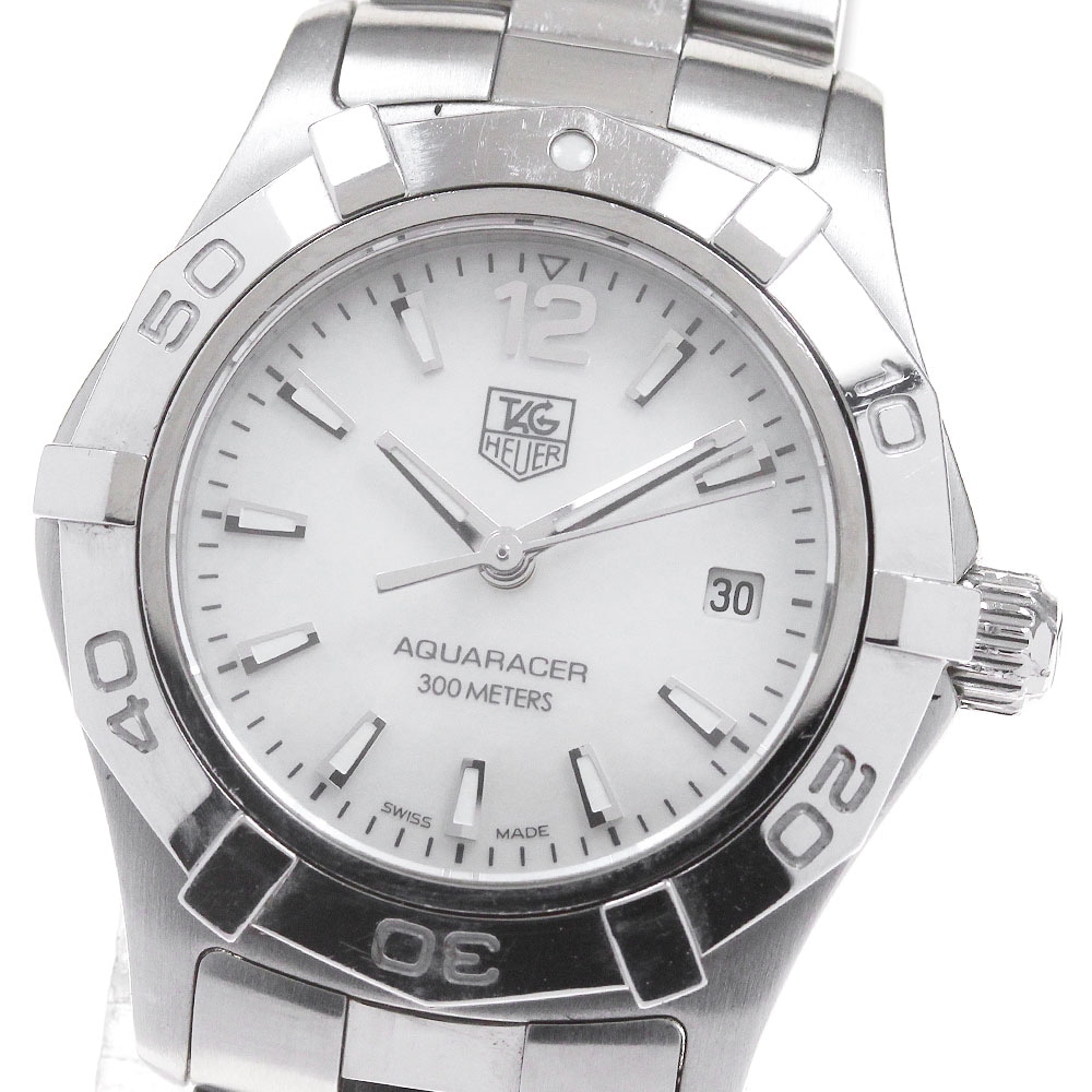 タグホイヤー TAG HEUER WAF1414 アクアレーサー デイト クォーツ レディース _862470【中古】
