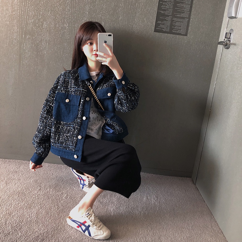 レディース アウター ジャケット コート 長袖 ショート丈 シンプル 可愛い ゆったり スタイリッシュ 春 秋 2208