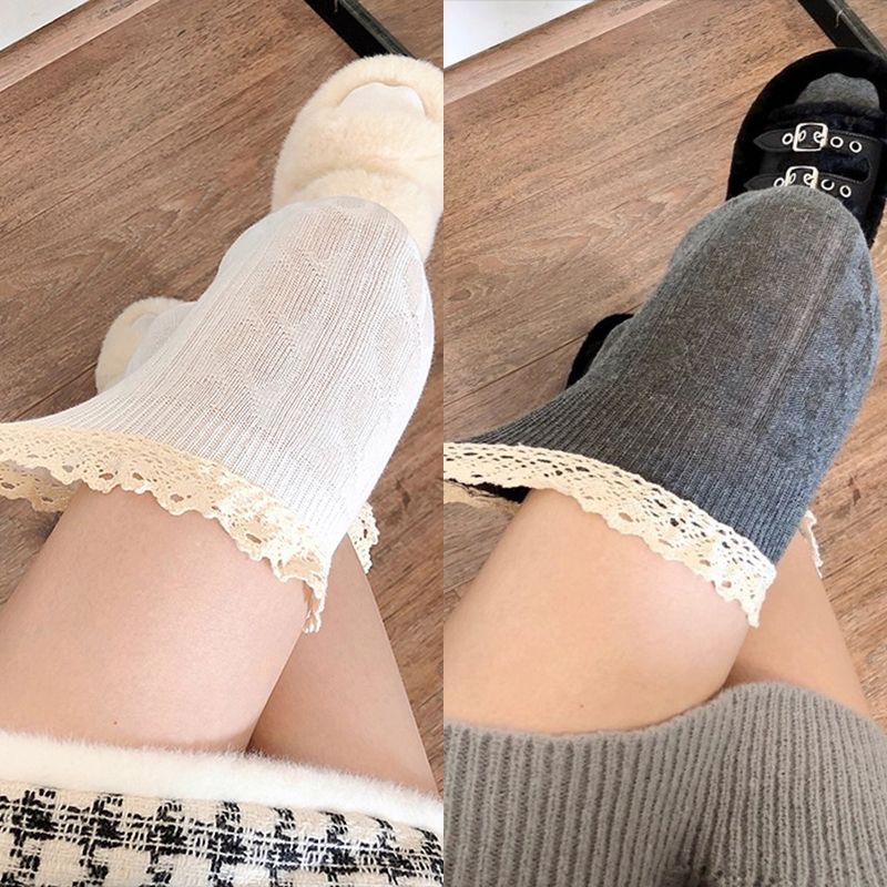 【超お得1つ買うと10個もらえる】メガ割ソックス 靴下 レディース レース編みニーハイソックス レディース 春秋 ロングソックス レディース 春夏 ロングソックス ブーツ付き ハイソックス JKソック 80,246円