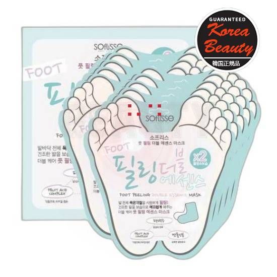 フットピーリングダブルエッセンスマスク10P