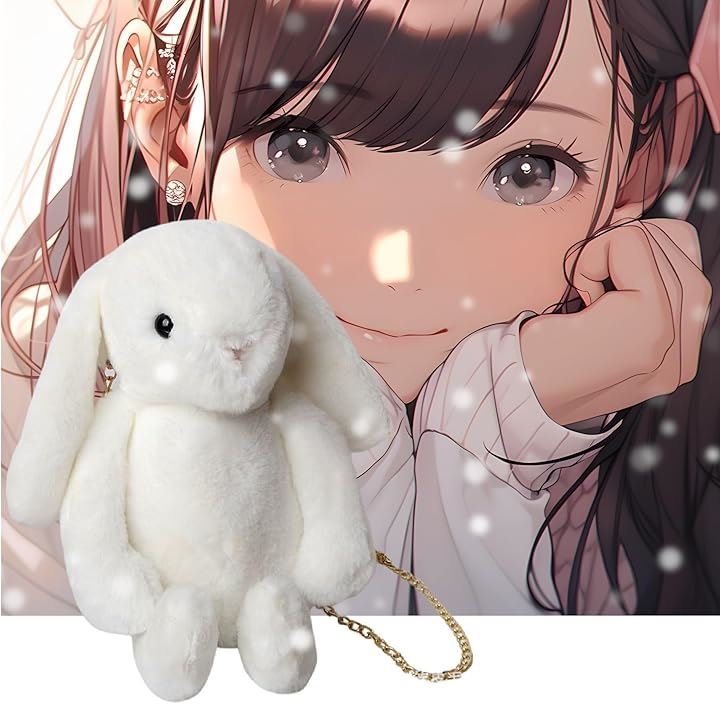 Qoo10] ぬいぐるみポシェット うさぎ 斜めがけ