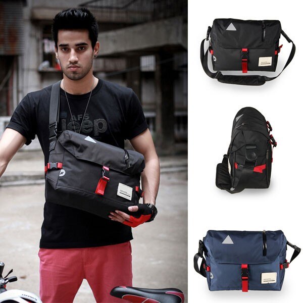 メッセンジャーバッグ 男女兼用 ボディバッグ 斜め掛け 通勤 通学 軽量 アウトドア