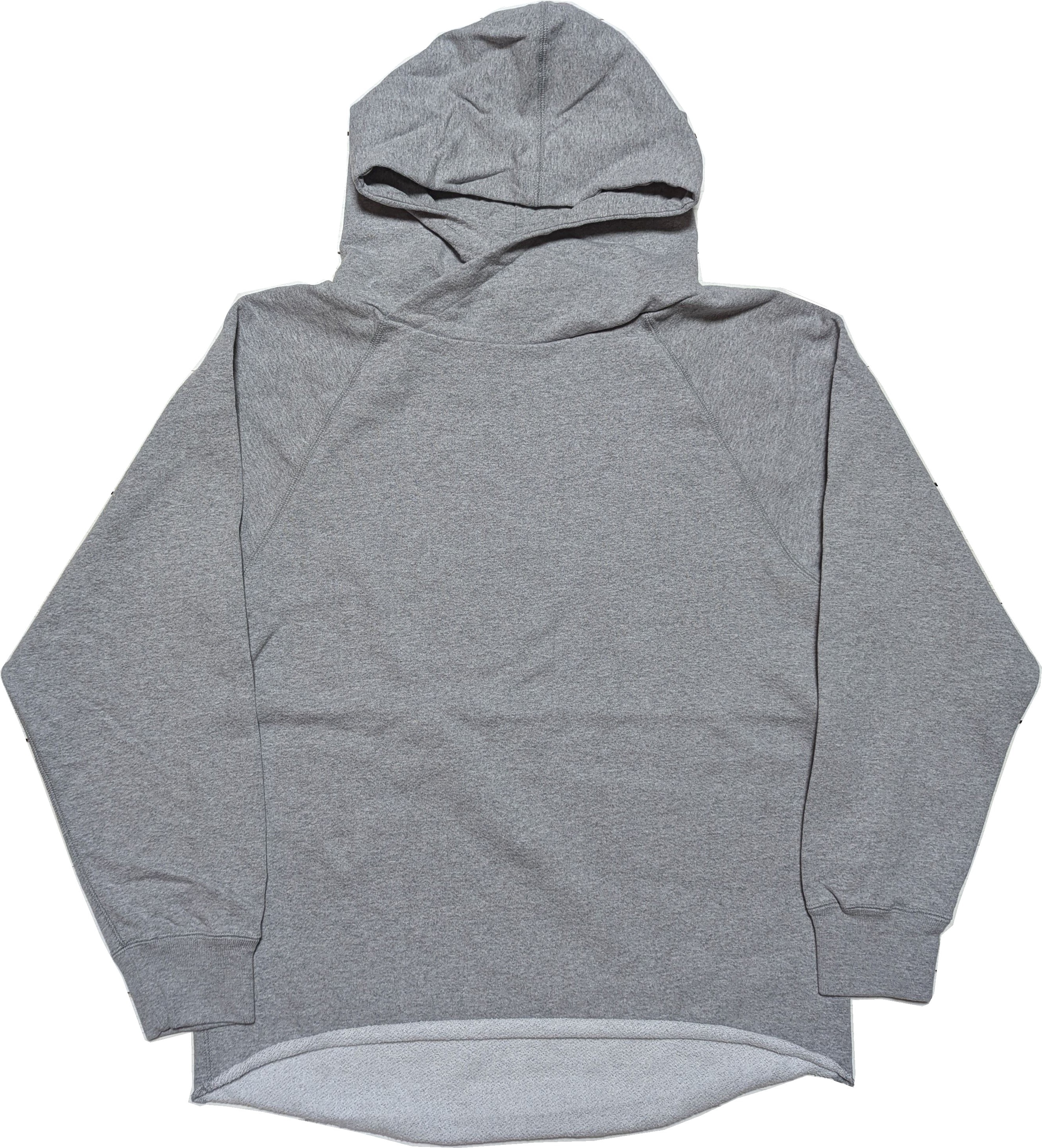 13オンス クロスネック プルオーバー フーディー H.グレー メンズ パーカ 日本製 13oz CROSS NECK P/O HOODIE H.GREY 037