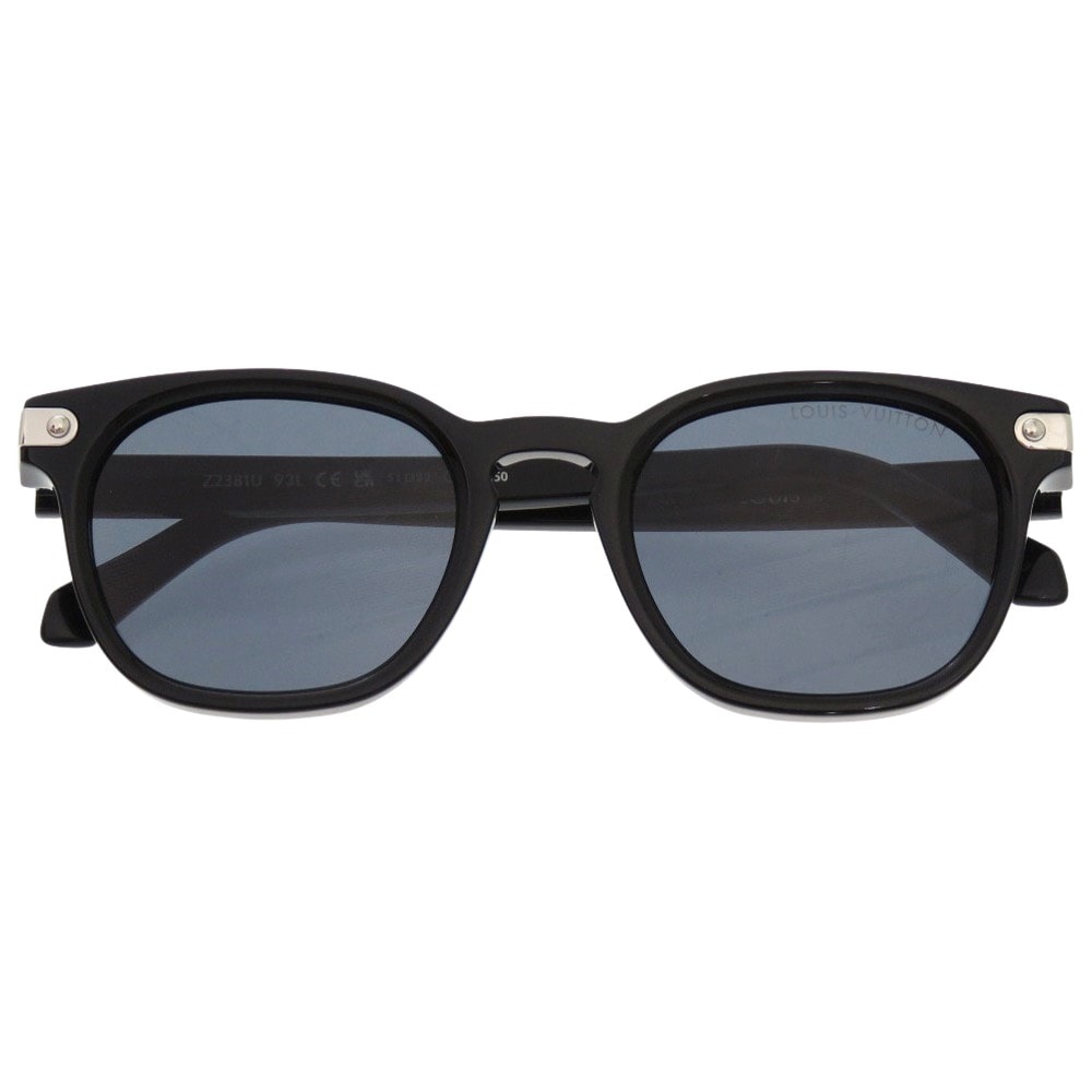 新品同様 シグネチャースクエアラウンド サングラス Z2381U アセテート Z2381U サングラス アセテート/アセテート ノワール LV 1165【中古】 ユニセックス