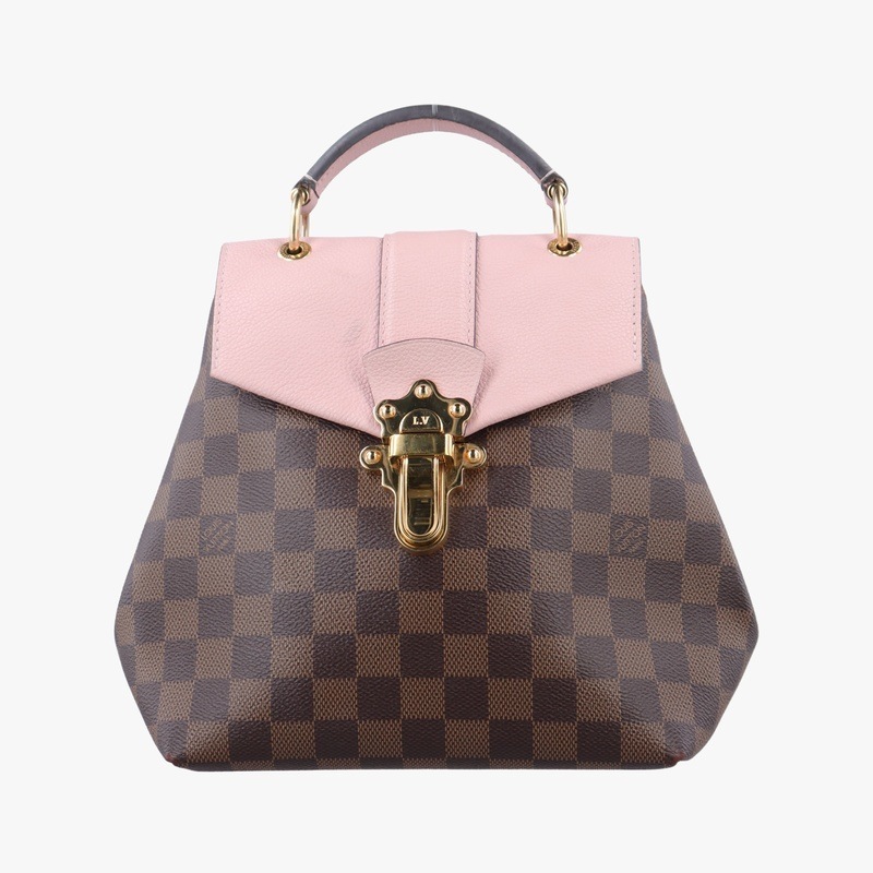 デイパック　クラプトンエベーヌ×マグノリアモノグラムキャンバス×カーフレザーN42262SR1108中古