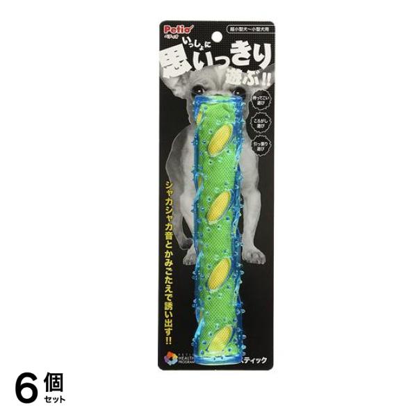 ペティオ ヘルスプログラム 犬用 シャカシャカスティック 1本入 6個セット